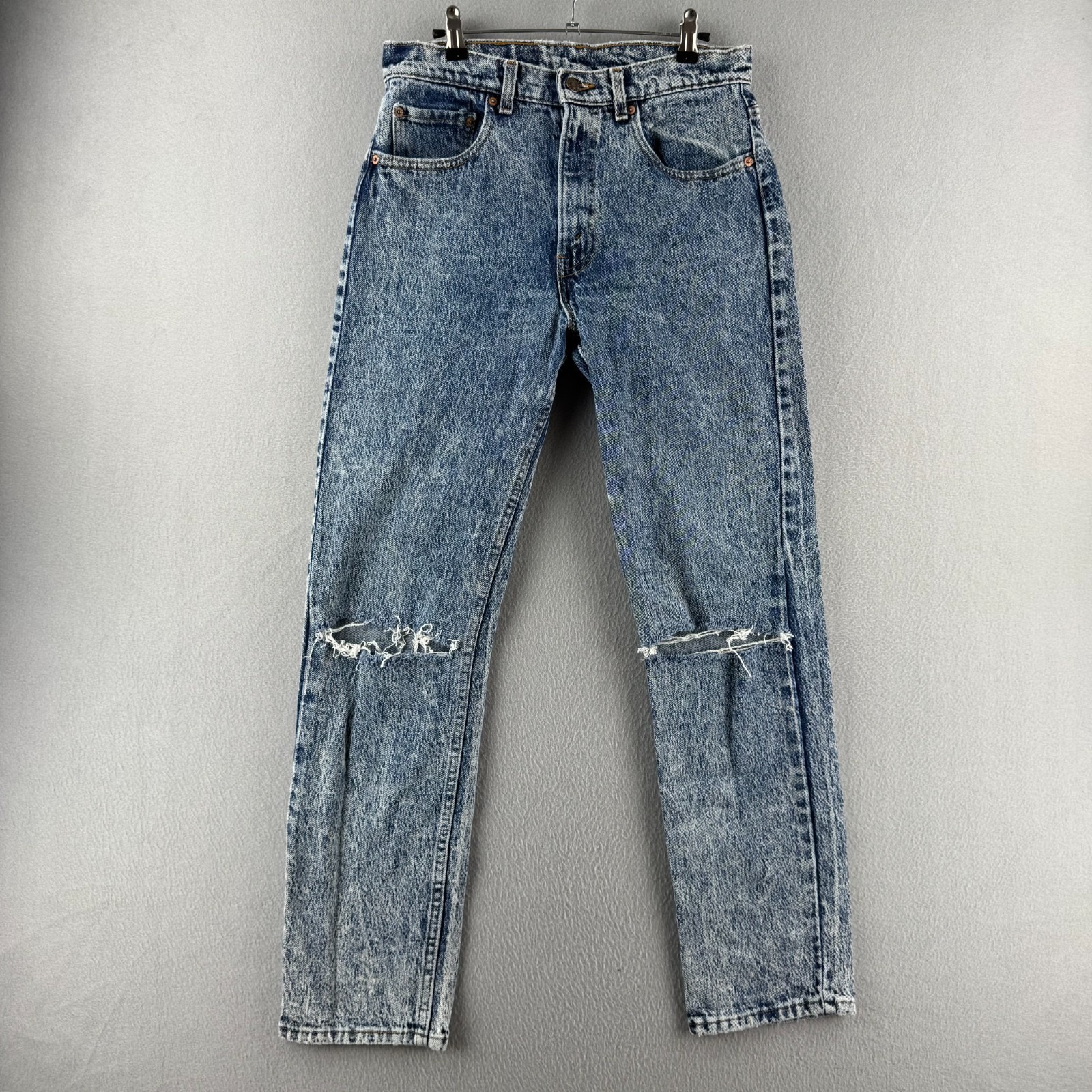 Vintage Levis Jeans Mens 33x32 (Fits 30x31) Acid Wash 505 Straight Made In Usa